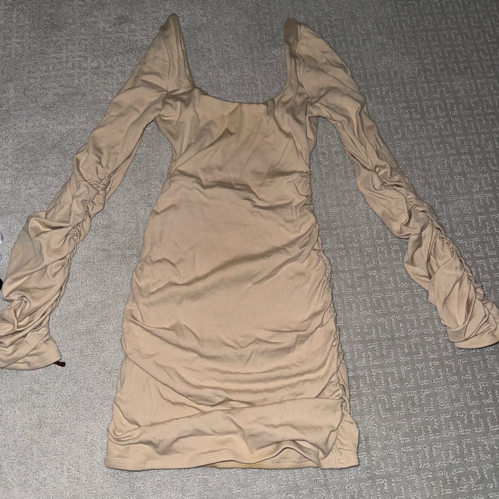 Cream oh Polly bodycon dress
